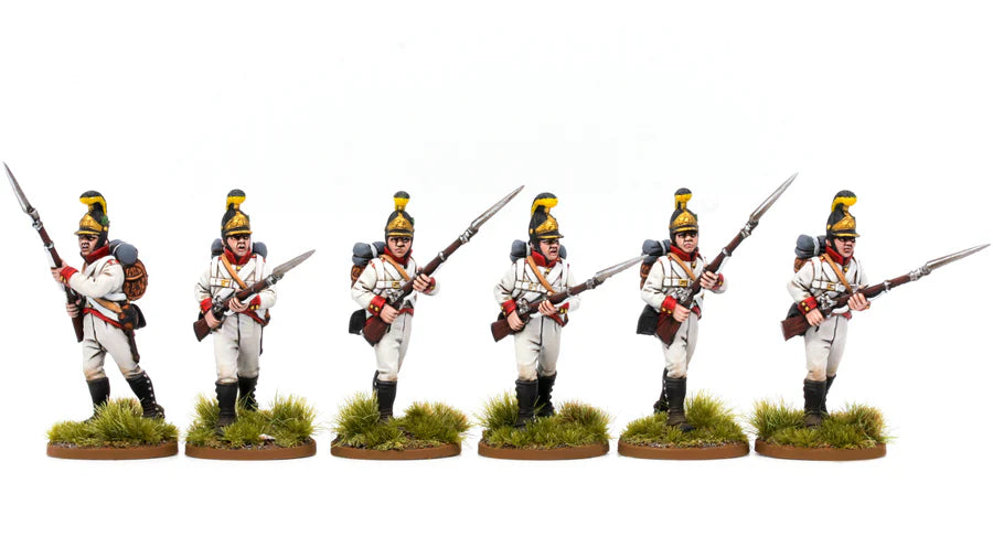 Austrian Line Infantry attacking (1800 - 1815) by Piano Wargames