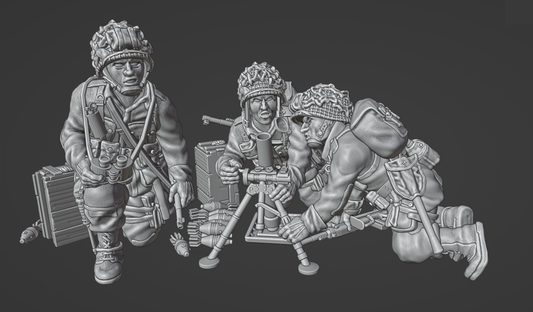 US Army Airborne 60mm Mortar Team by Colonel Muller