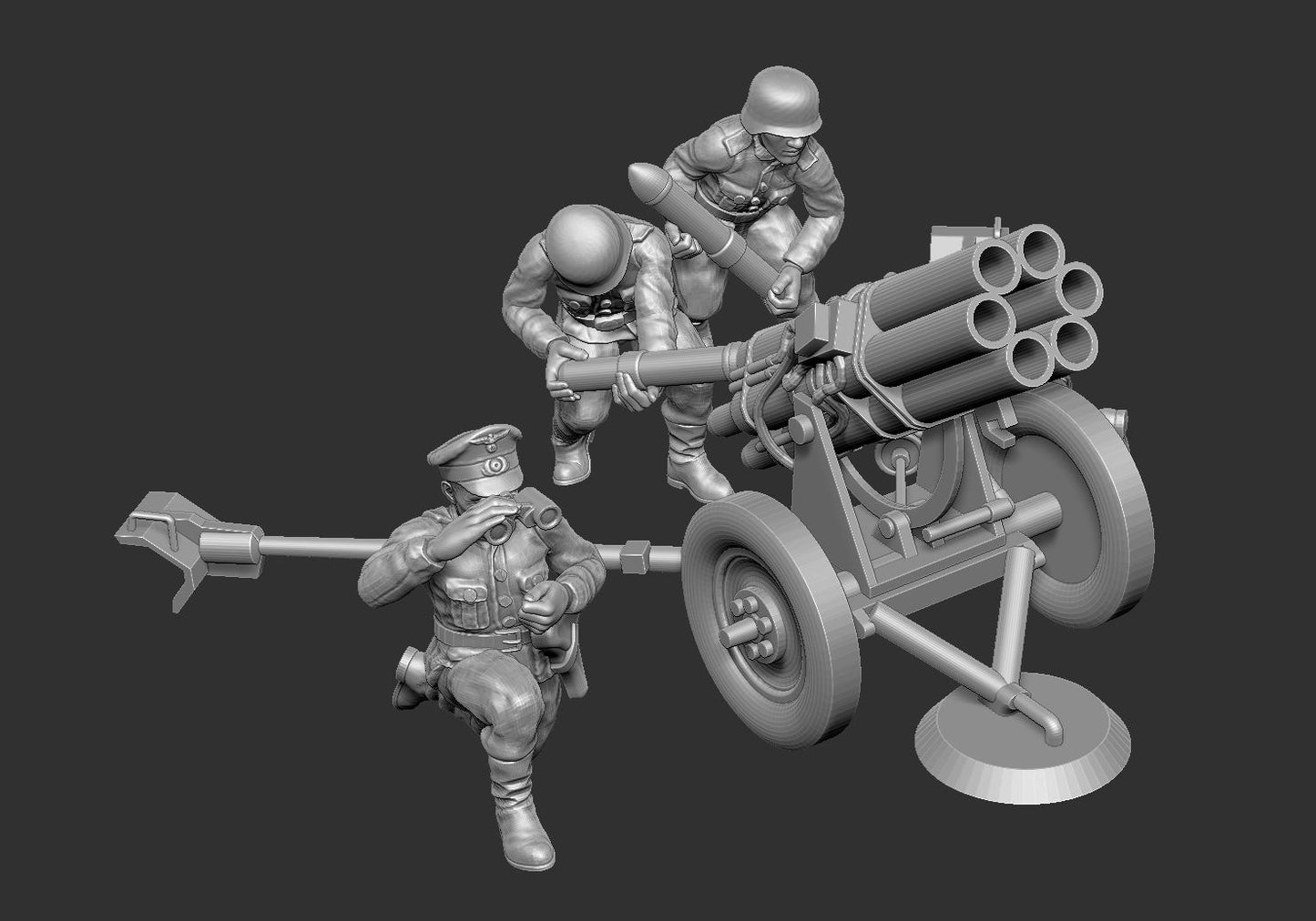 German Nebelwerfer Team
