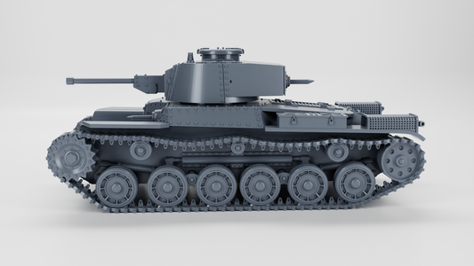Type 97 Chi-Ha Kai Tank by Wargame3D