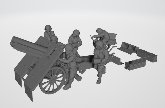 Hellenic Army Skoda M16 100mm Mountain Howitzer (WInter)