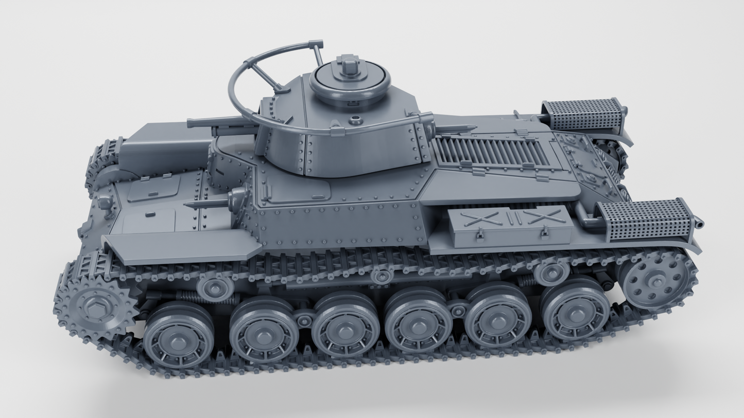 Type 97 Chi-Ha Tank by Wargame3D