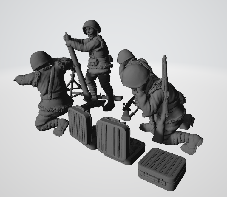 Hellenic Army 8cm Mortar (Winter)