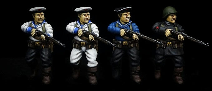 Soviet Naval Infantry Squad by Flank March Miniatures