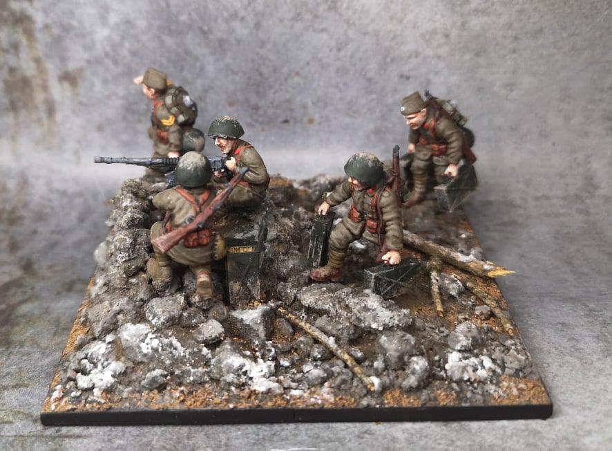Hellenic Army Hotchkiss M1914 Machine Gun Team