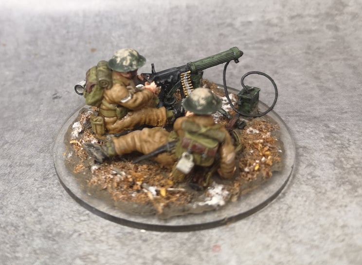 BEF Vickers Machine Gun Team