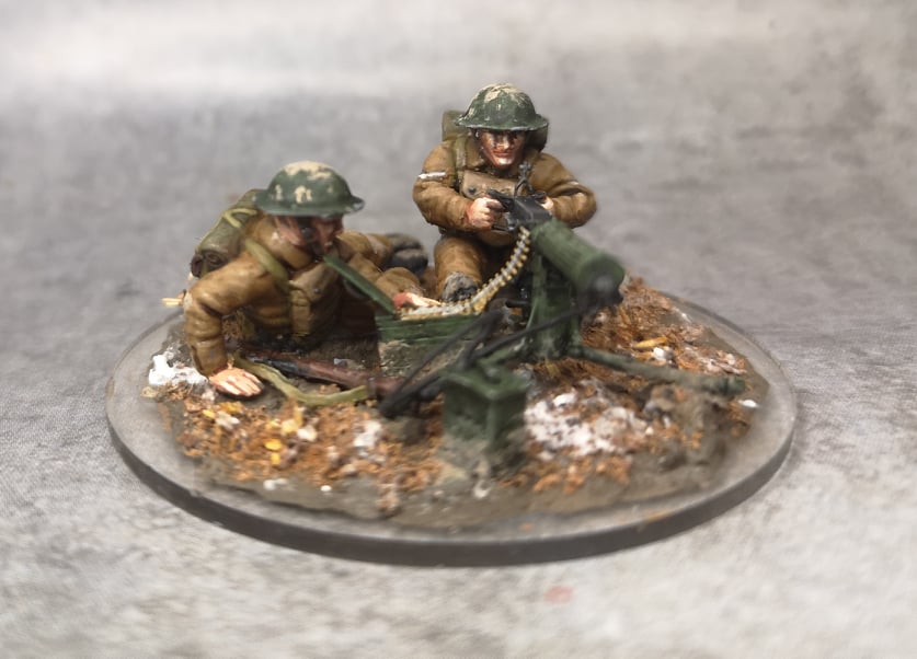 BEF Vickers Machine Gun Team