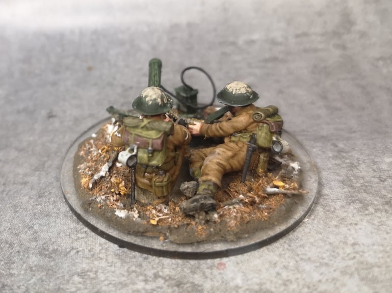 BEF Vickers Machine Gun Team