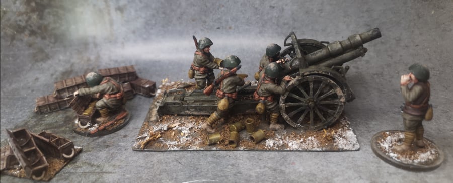 Hellenic Army Skoda M14/19 100mm Field Howitzer