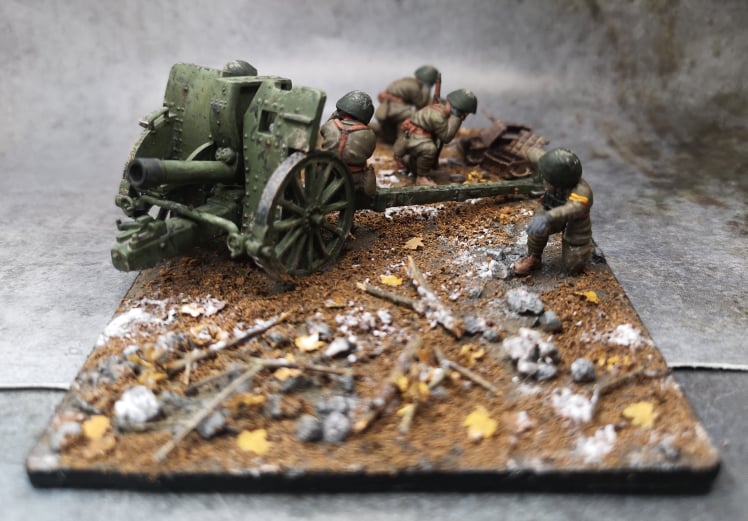 Hellenic Army 75mm 75/27 mod 11 Field Gun