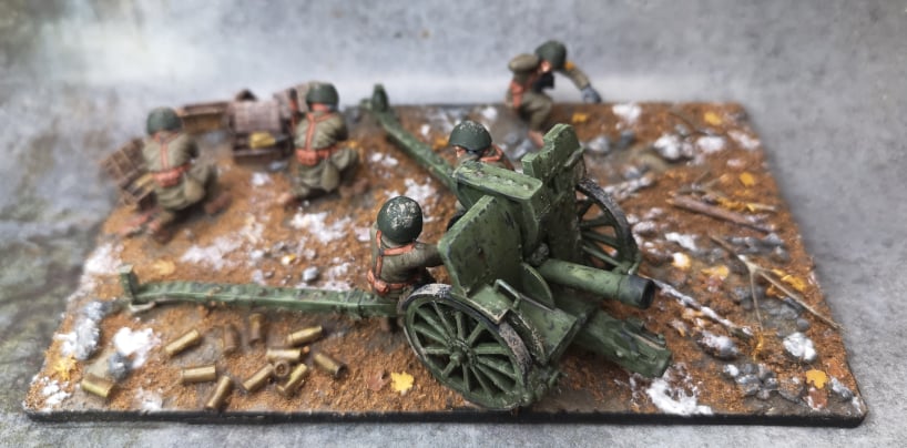 Hellenic Army 75mm 75/27 mod 11 Field Gun