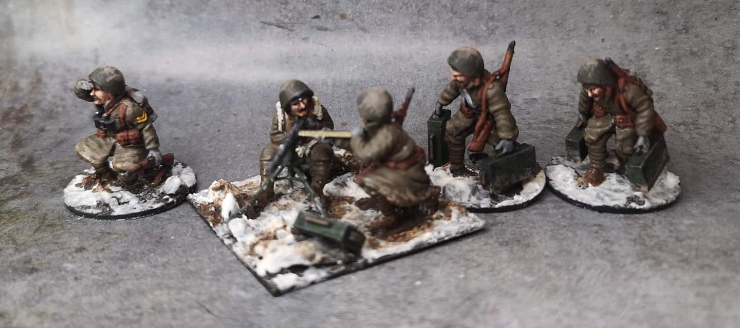 Hellenic Army Hotchkiss M1914 Machine Gun Team (Winter)