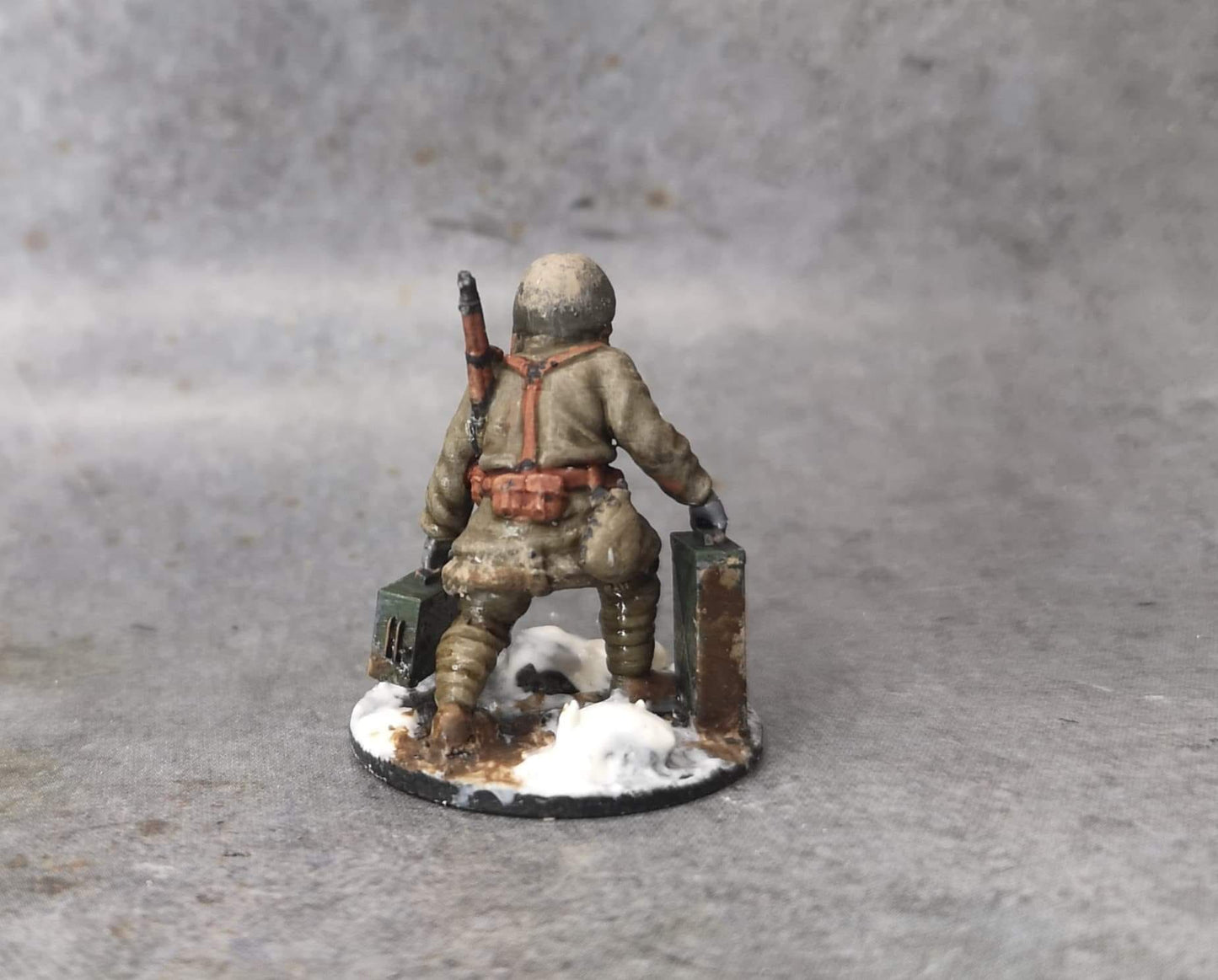Hellenic Army Hotchkiss M1914 Machine Gun Team (Winter)