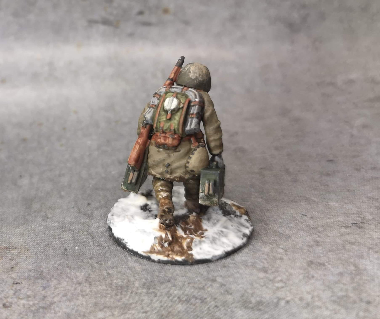 Hellenic Army Hotchkiss M1914 Machine Gun Team (Winter)