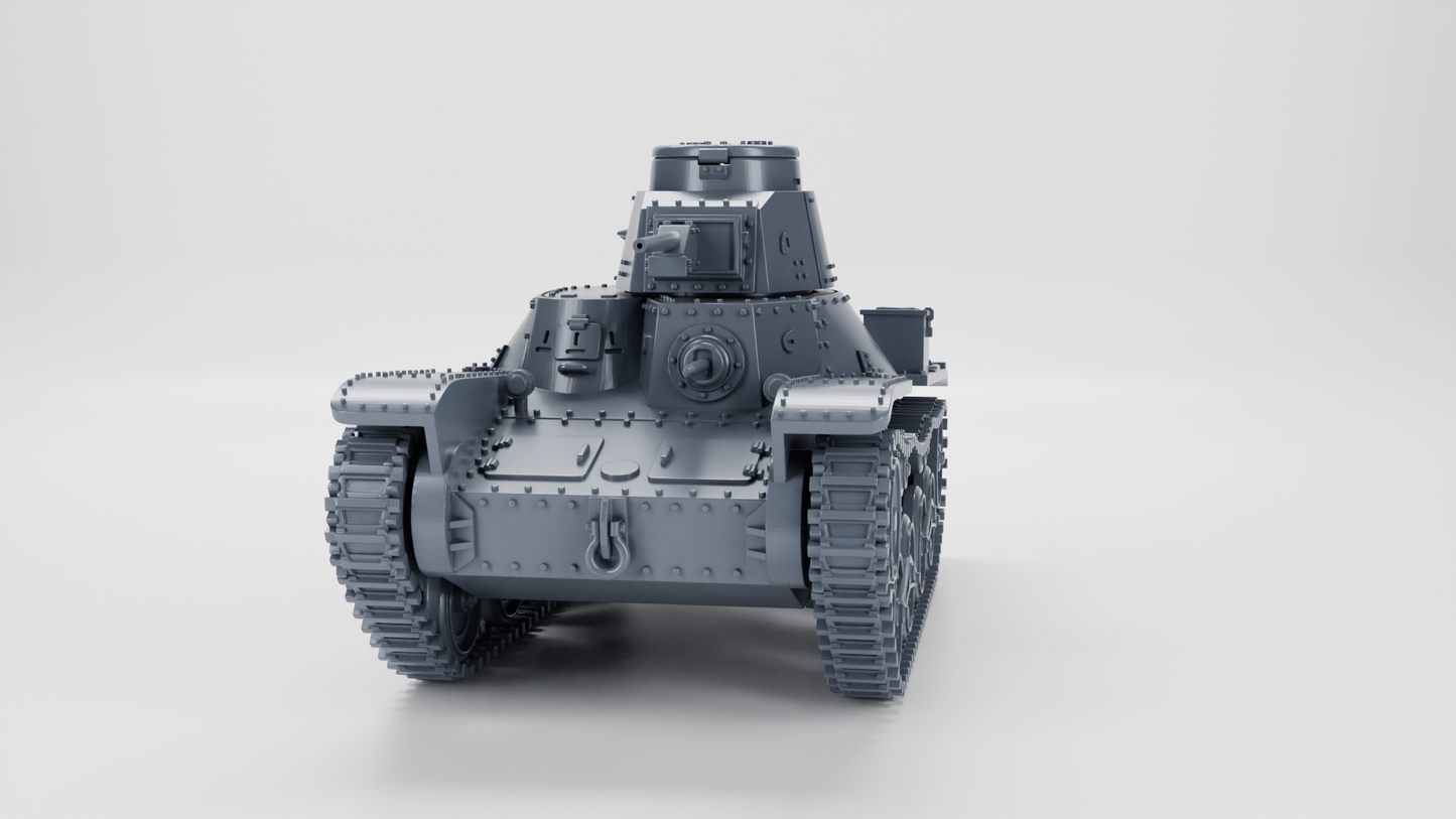 Type 95 Ha-Go Tank by Wargame3D