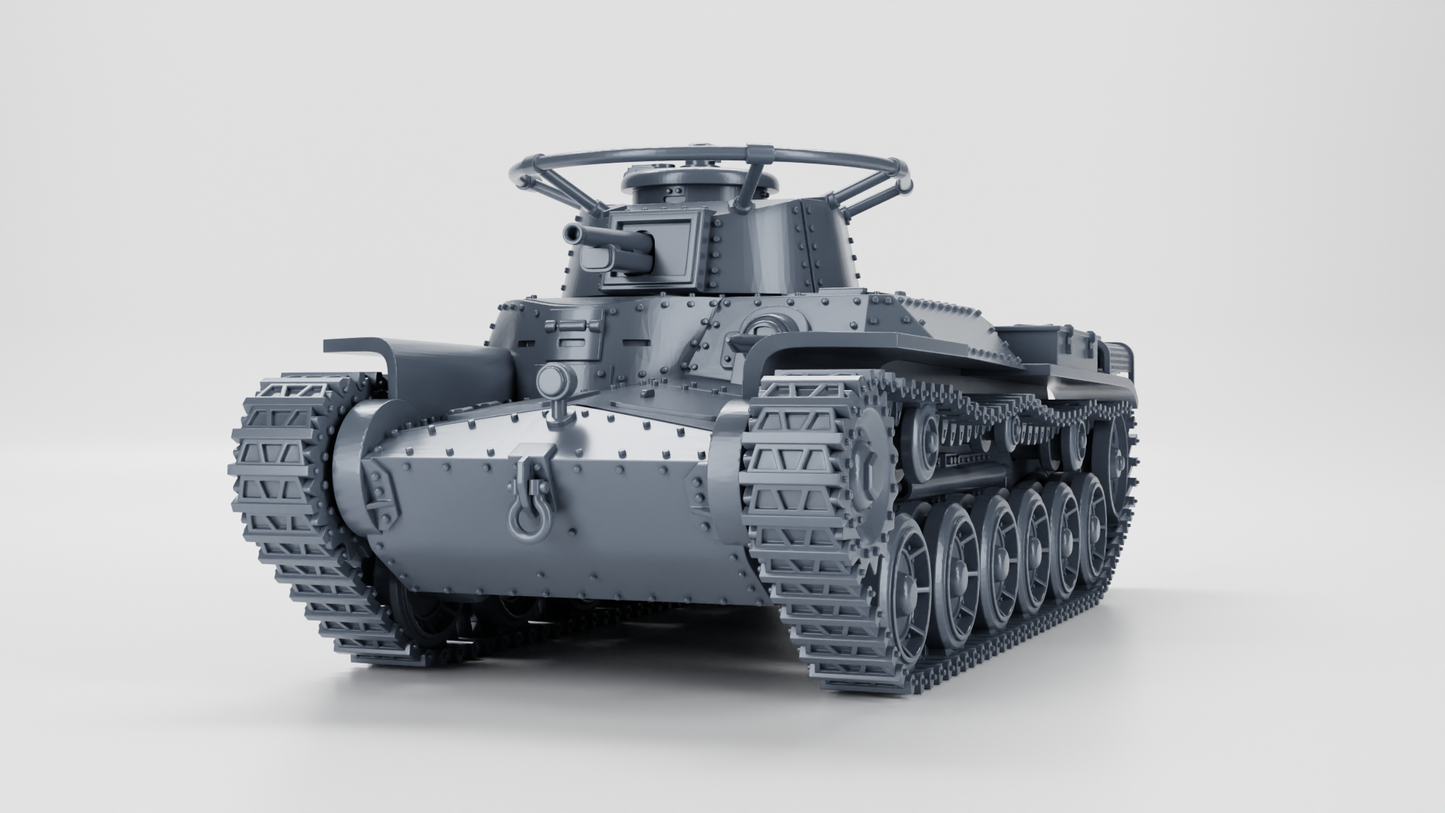 Type 97 Chi-Ha Tank by Wargame3D