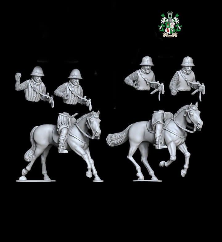 Mounted Sergeants 12-13th Century SET 2 by Styriwar