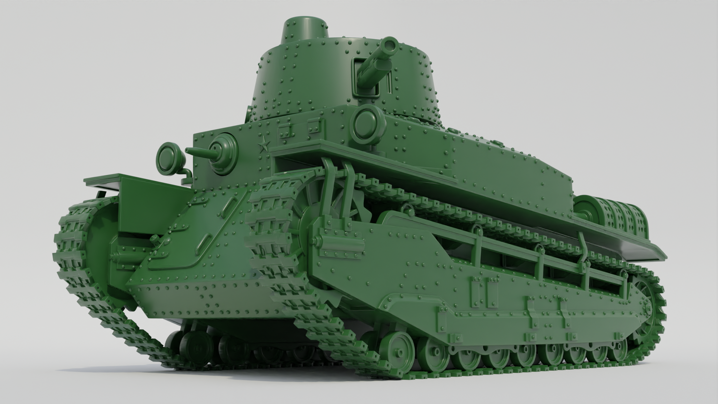 Type 89 I-Go Type A Tank by Wargame3D