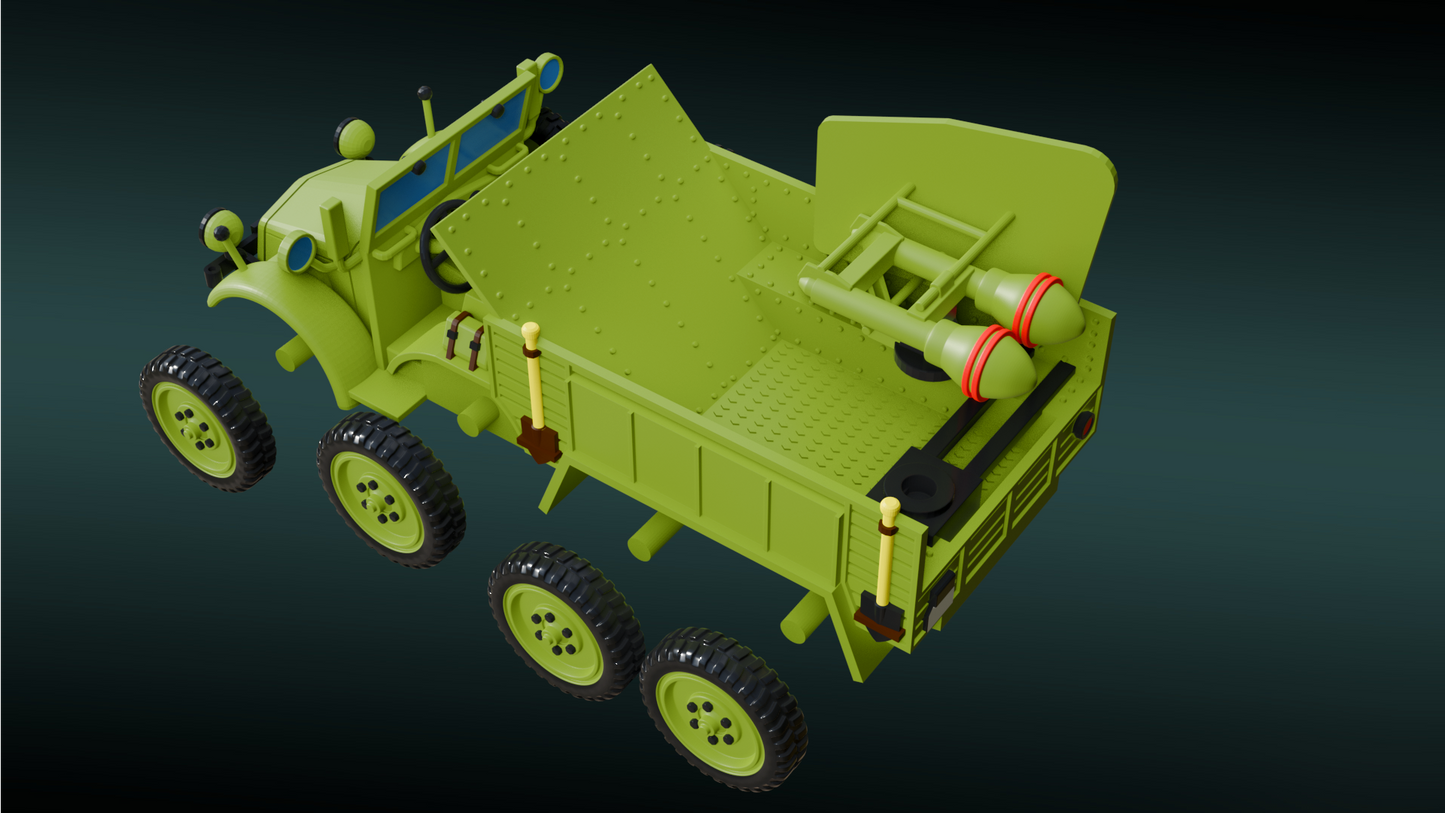 Krupp Protze 44M_Buzogányvető by Wargame3D