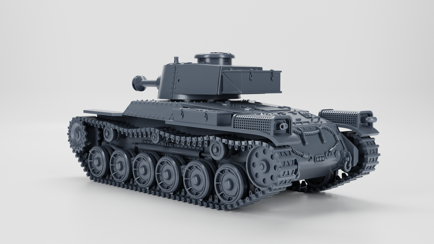 Type 97 Shinhoto Chi-Ha (120mm) Tank by Wargame3D