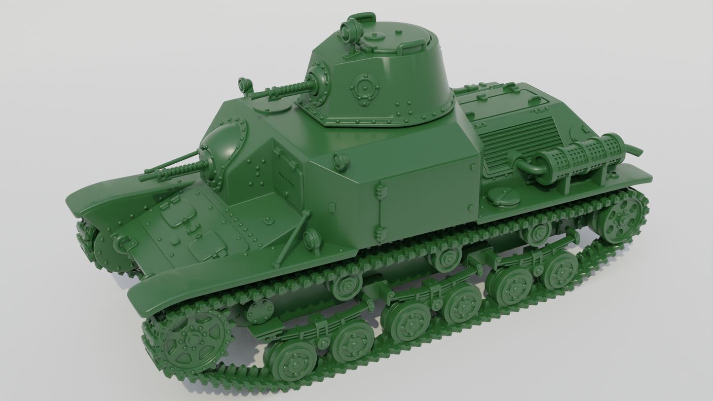 Type 92 Jyu-Sokosha (early) Tankette by Wargame3D