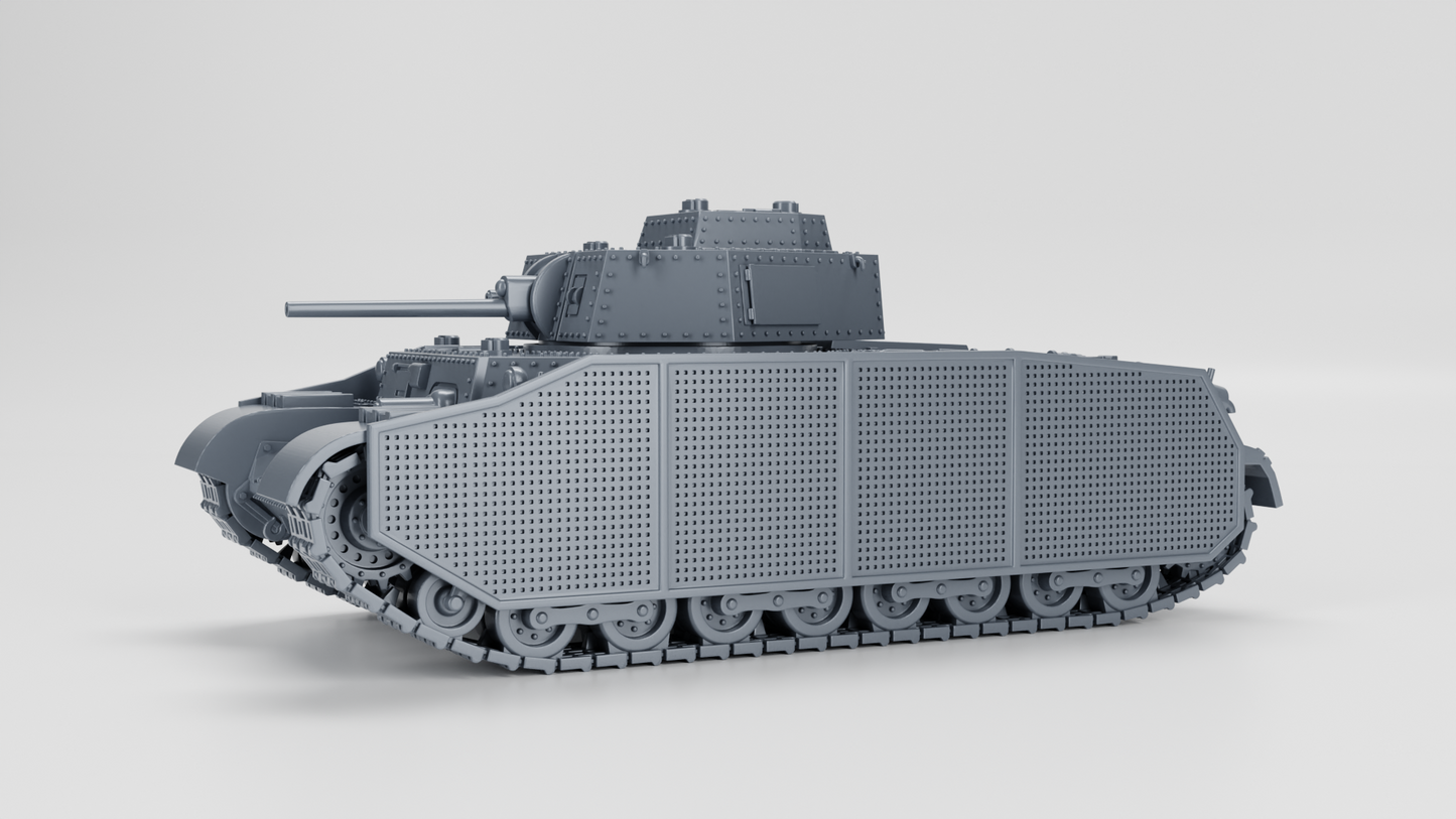 40M Turan I Tank by Wargame3D