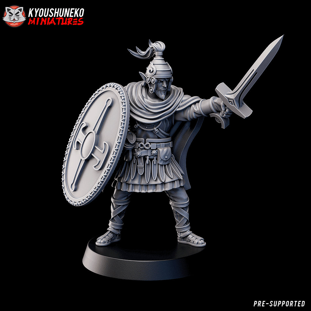 Gaelic Wood Command Group by Kyoushuneko Miniatures