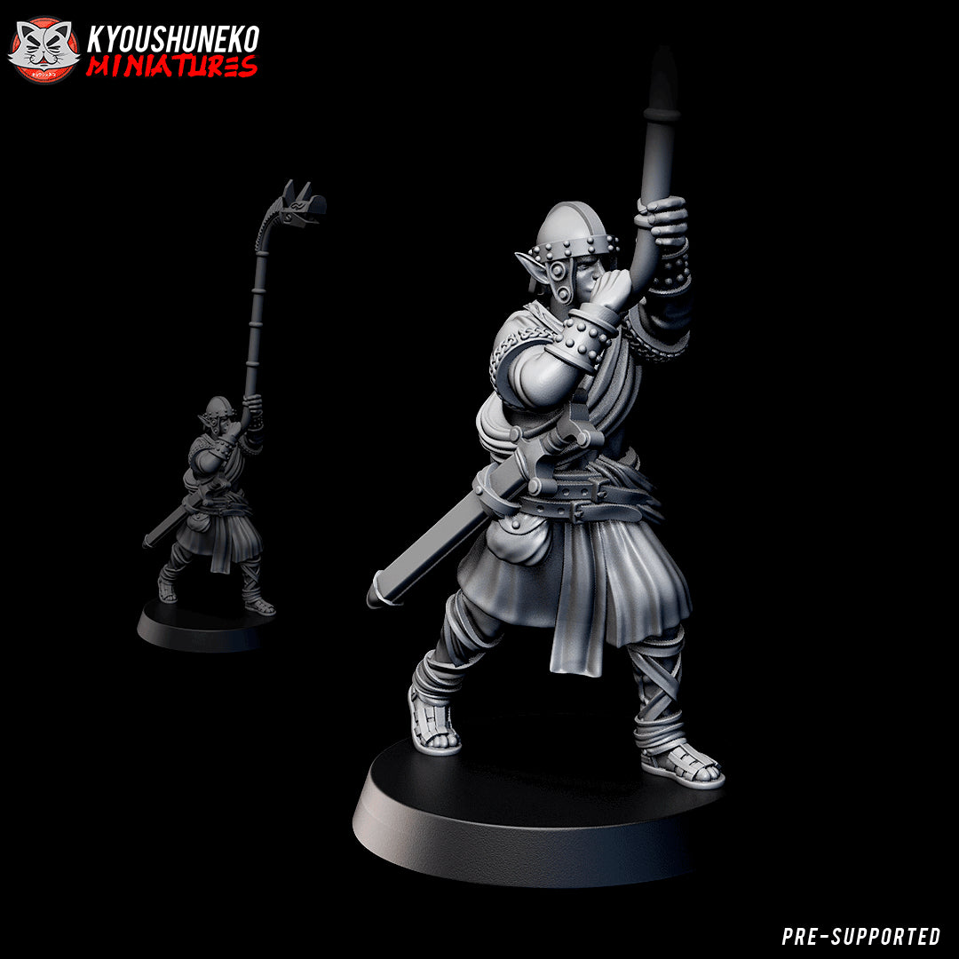 Gaelic Wood Command Group by Kyoushuneko Miniatures