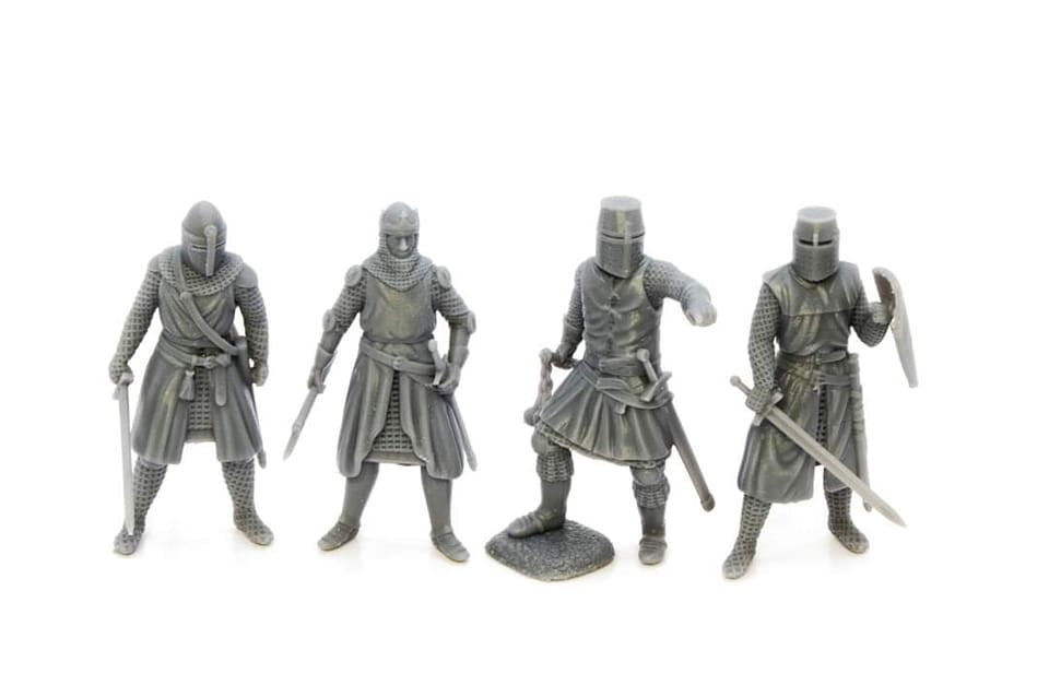 Medieval Knights Robert the Bruce and his retinue