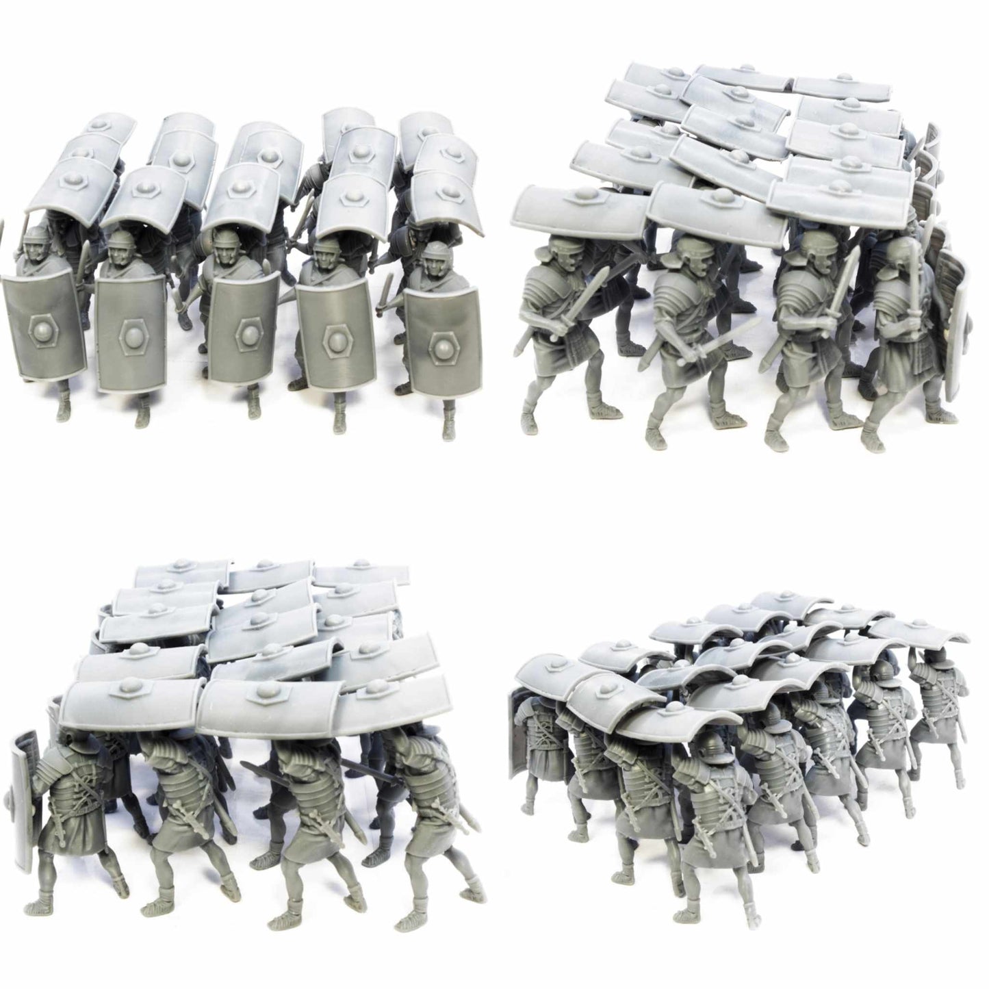 EarLy Imperial Roman Testudo formation sculpted by Key Capas