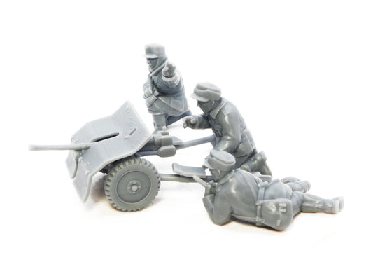 Finnish Bofors 37mm AT Gun and Crew.