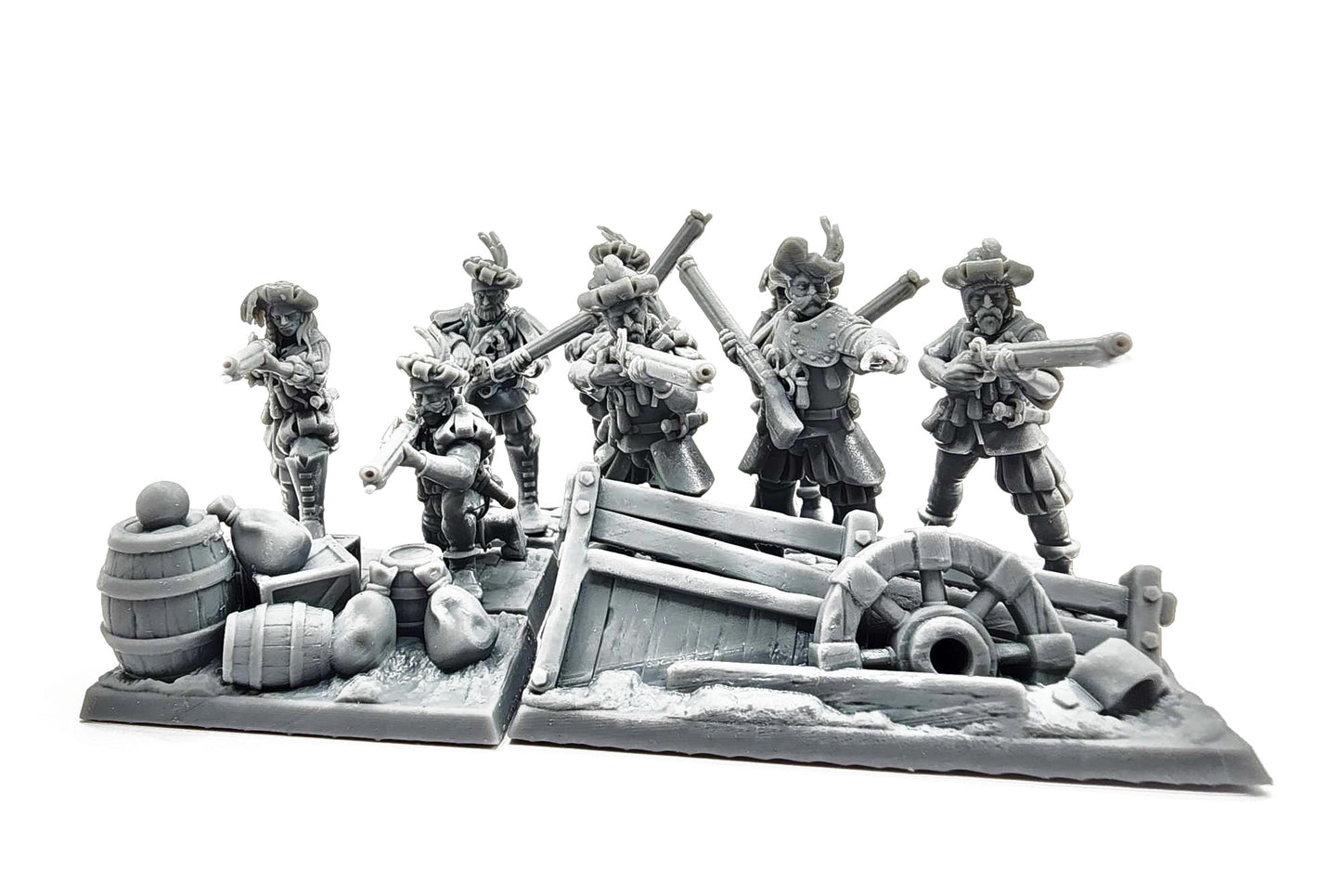 Arquebusiers Unit by Highlands Miniatures
