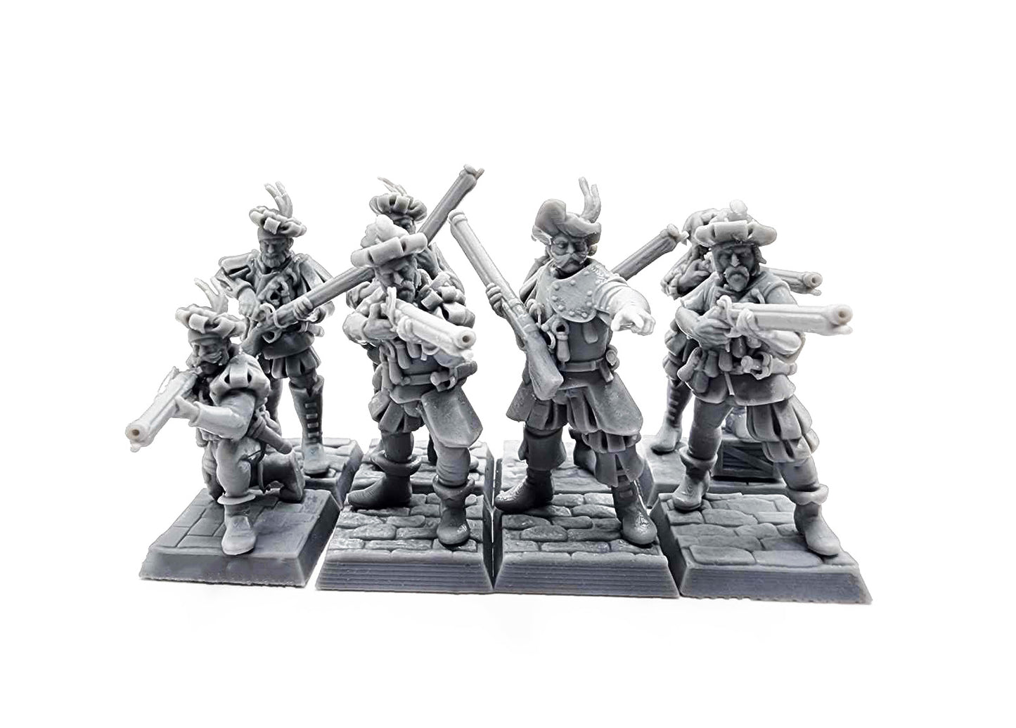 Arquebusiers Unit by Highlands Miniatures