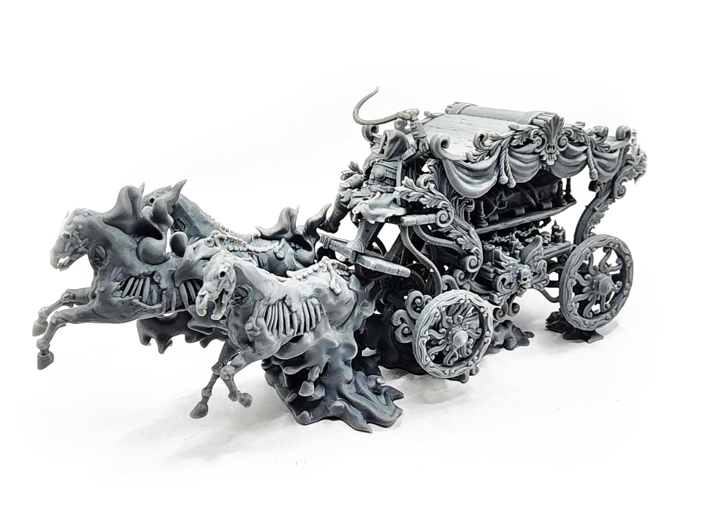 Undead Boyar Coach by Highlands Miniatures