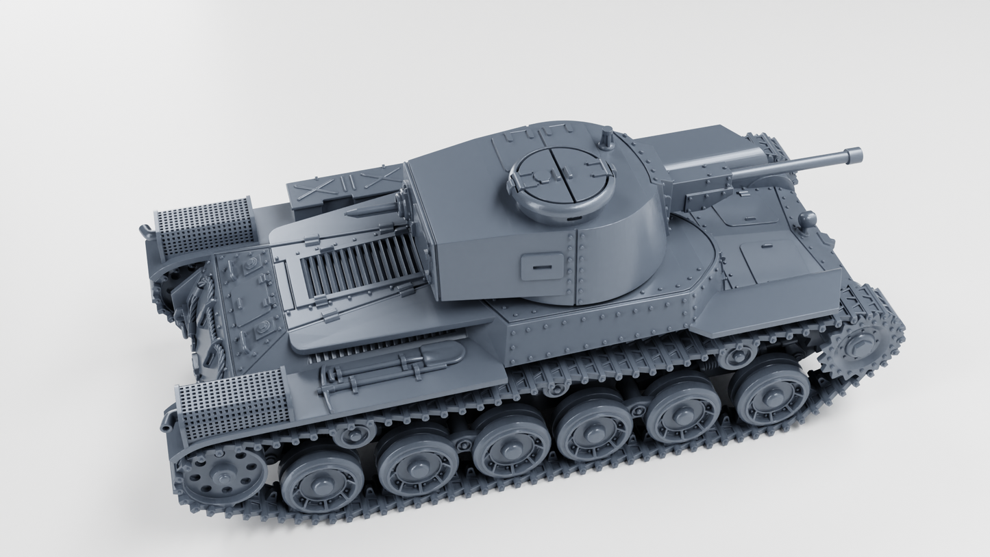 Type 97 Chi-Ha Kai Tank by Wargame3D