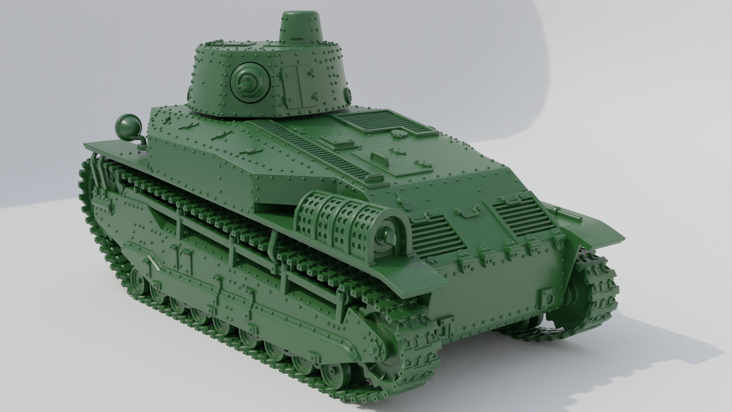 Type 89 I-Go Type A Tank by Wargame3D
