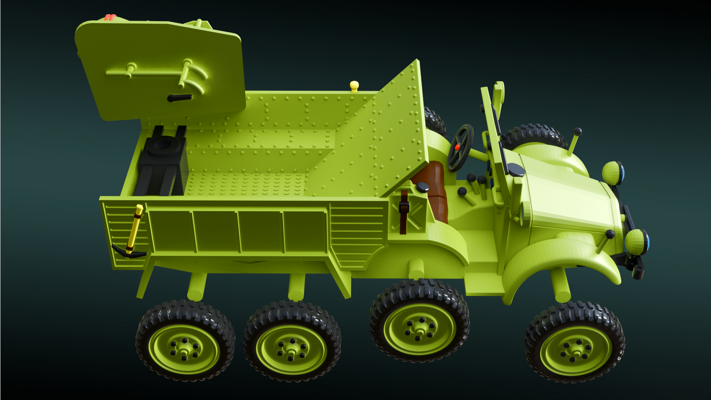Krupp Protze 44M_Buzogányvető by Wargame3D