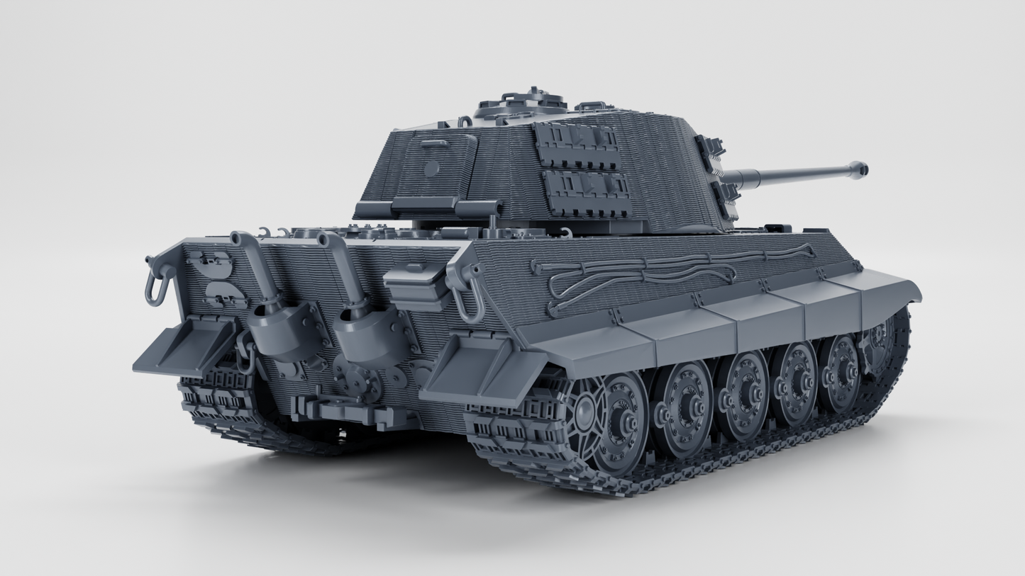 Tiger II Ausf.B Zimmerit by Wargame3D (Copy)