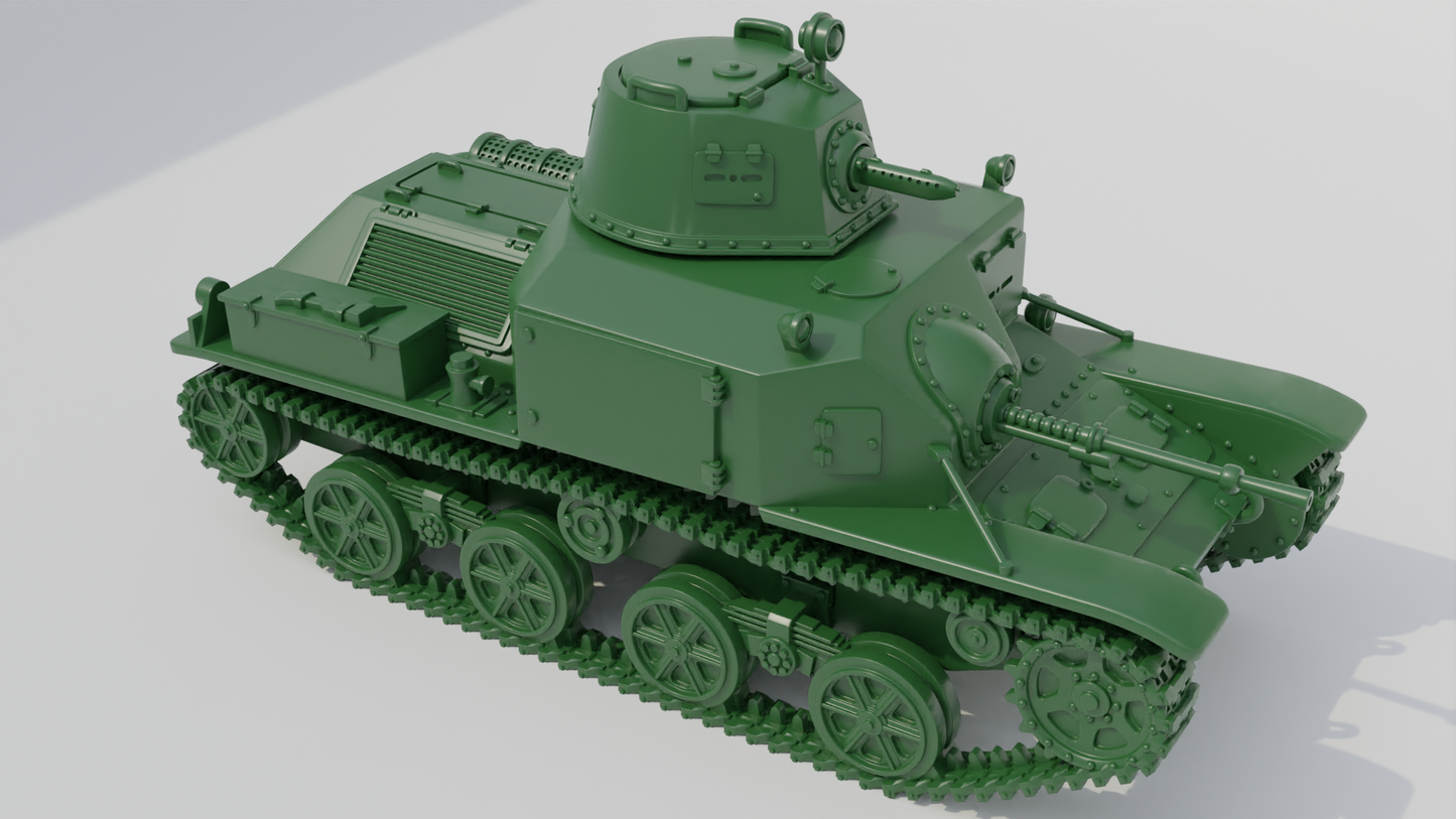 Type 92 Jyu-Sokosha (Late) Tankette by Wargame3D