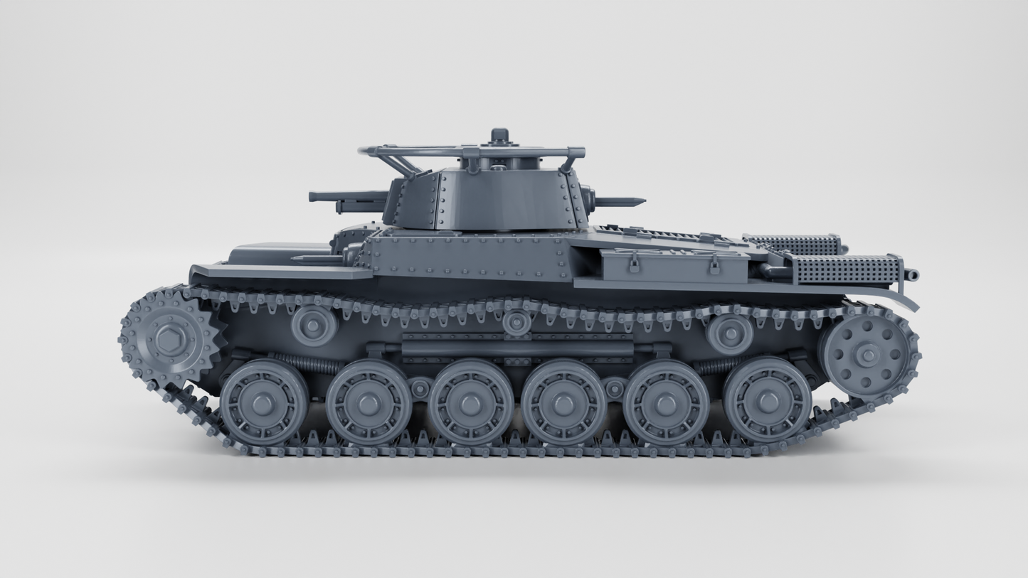 Type 97 Chi-Ha Tank by Wargame3D