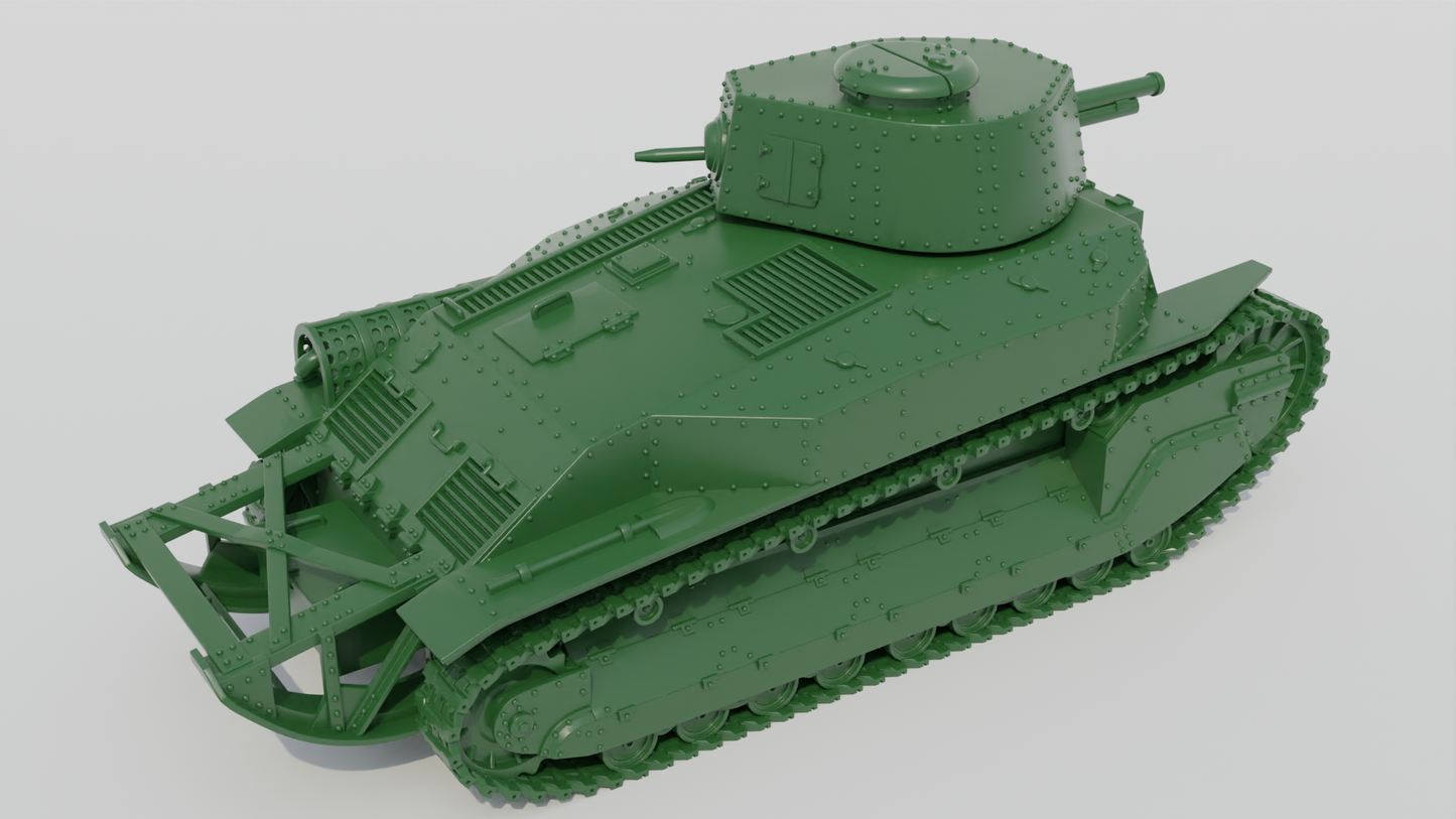 Type 89 I-Go Type B Tank by Wargame3D