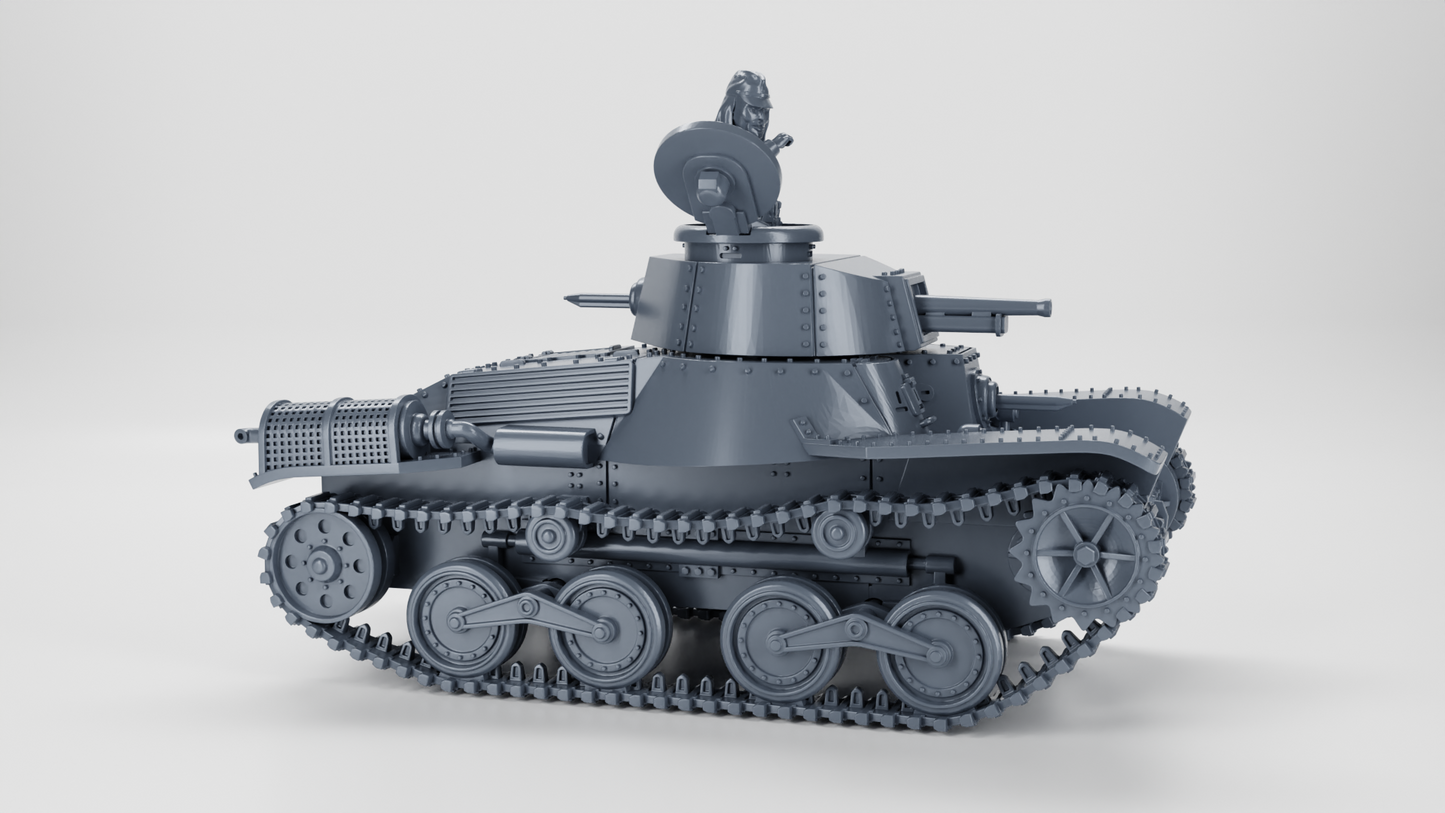 Type 4 Ke-Nu Tank by Wargame3D