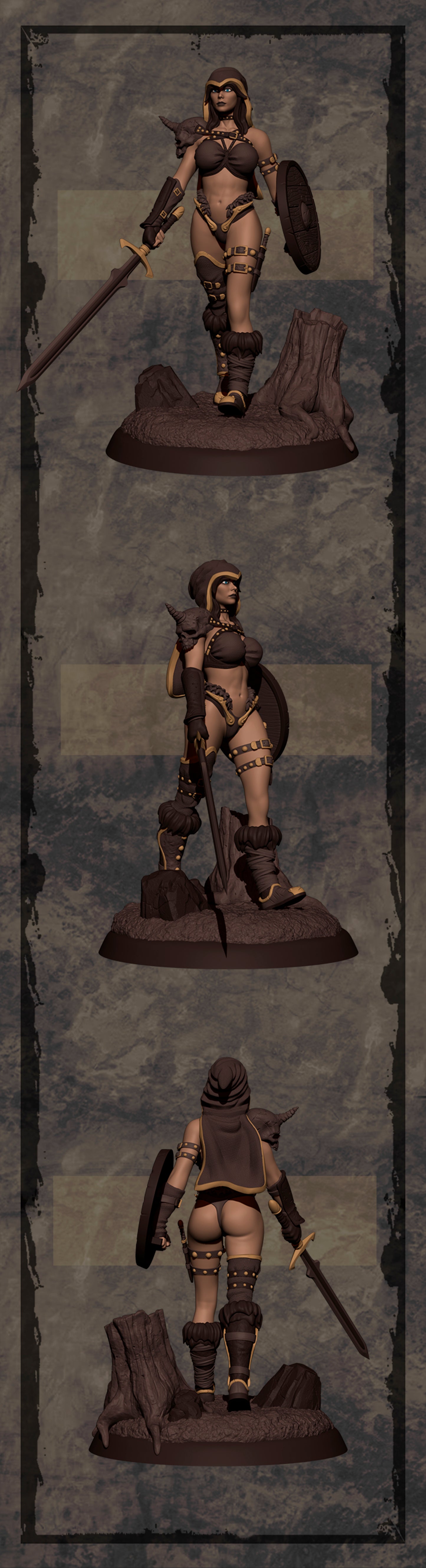 Fighter Girl 1 by The Clover Leaves