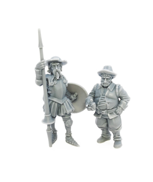 Windmill Hunter (Don) & Sancho Pack by Vae Victis Miniatures
