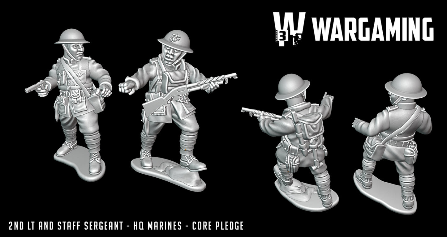 Great War Battle of Belleau Wood Bundle (USMC vs German) by W3 Wargaming