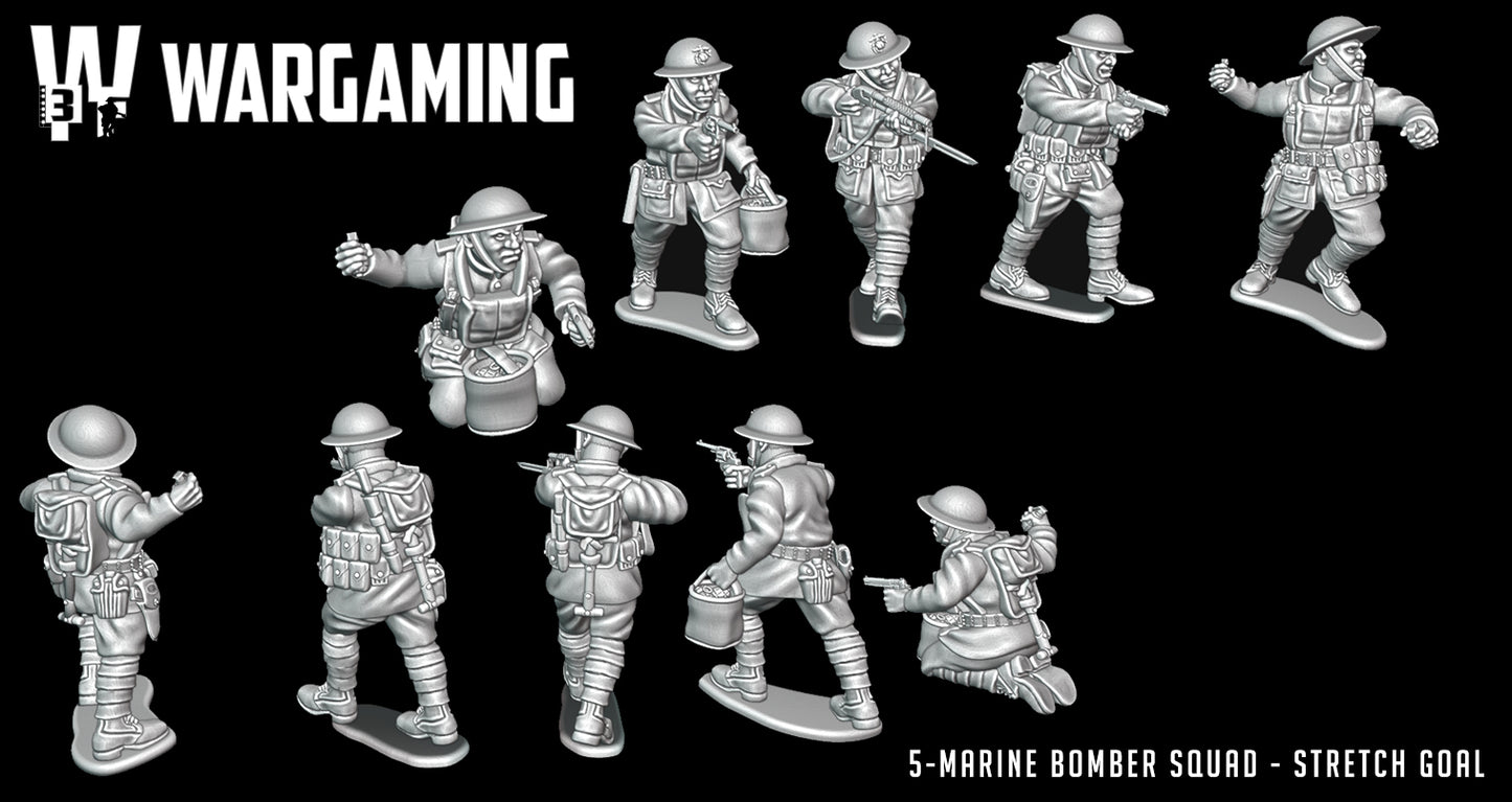Great War Battle of Belleau Wood Bundle (USMC vs German) by W3 Wargaming