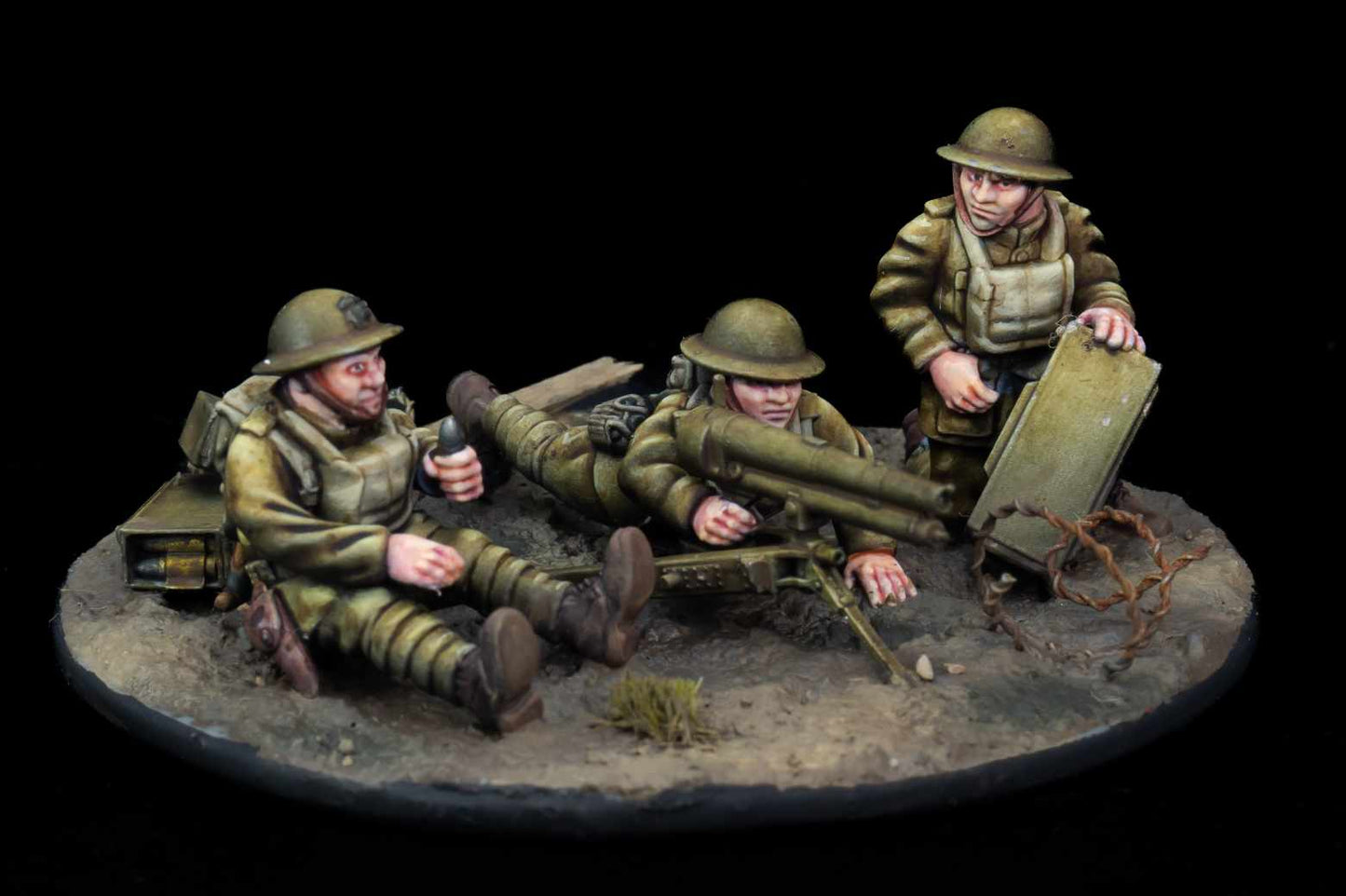 Great War USMC M1916 37mm Cannon Team by W3 Wargaming
