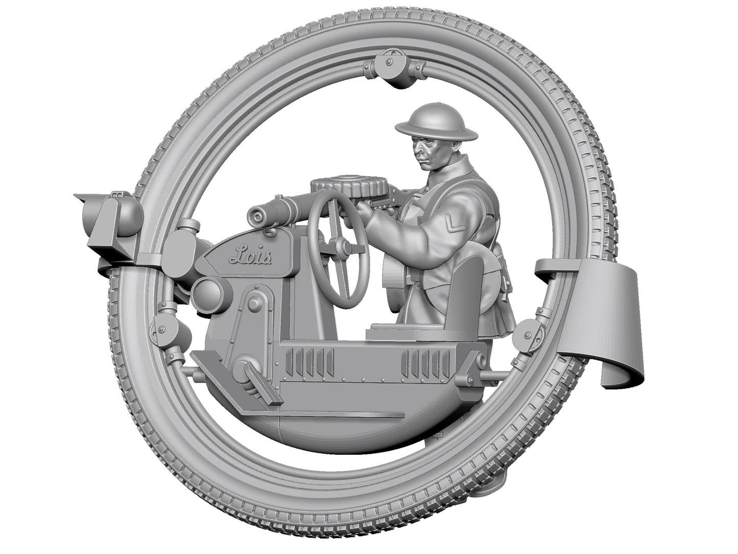 Great War Trench Monowheel Cavalry 1 by Weird Armies Reign