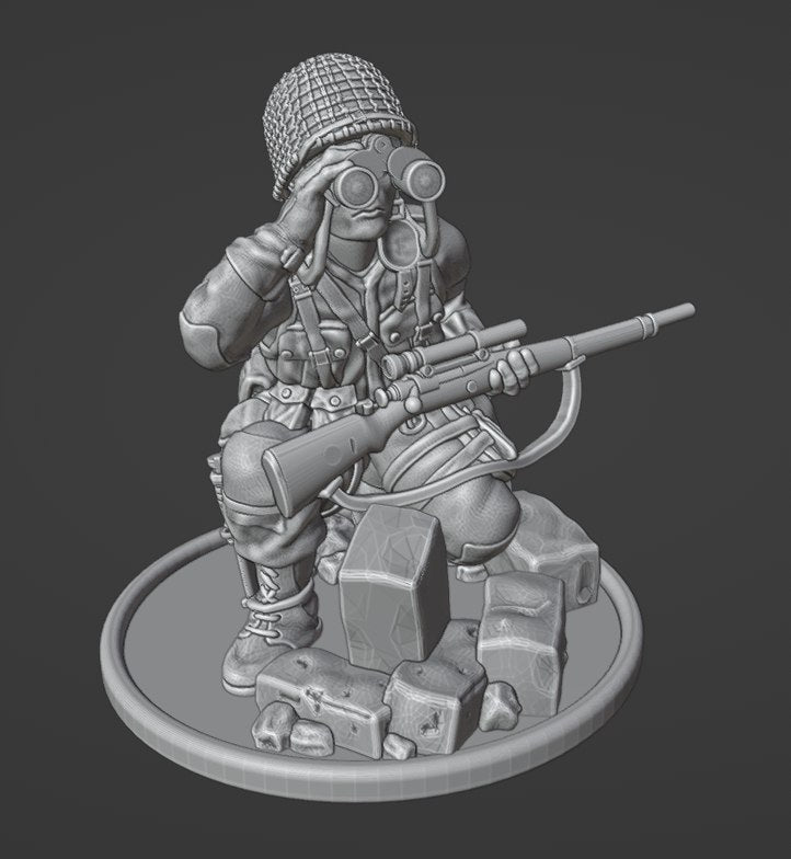 US Army Airborne Sniper by Colonel Muller