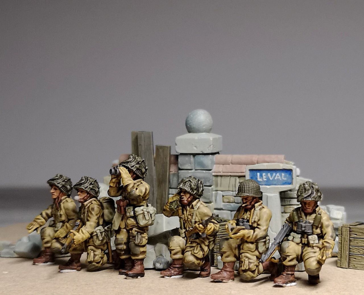 US Army Airborne HQ Group by Colonel Muller
